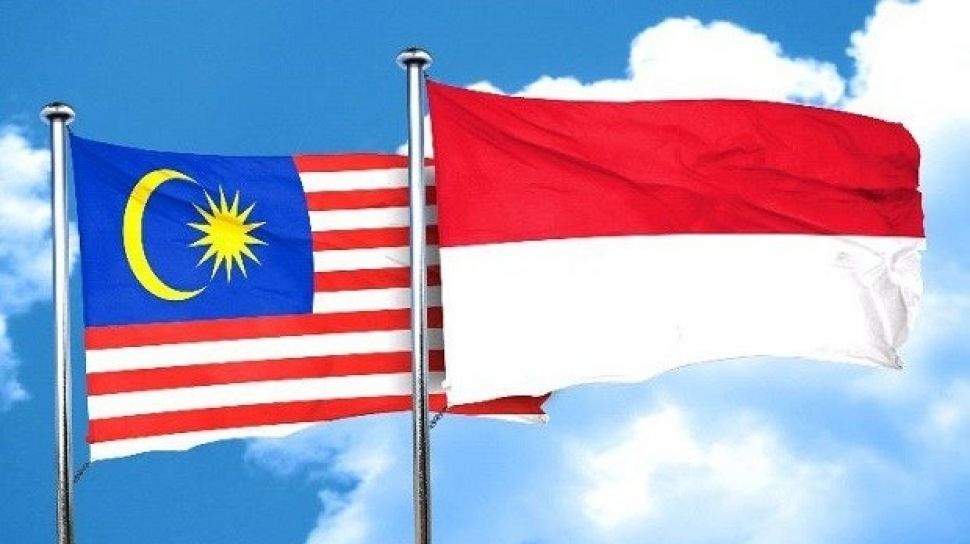 Foto: Bendera Malaysia dan Indonesia (yoursay.suara.com)