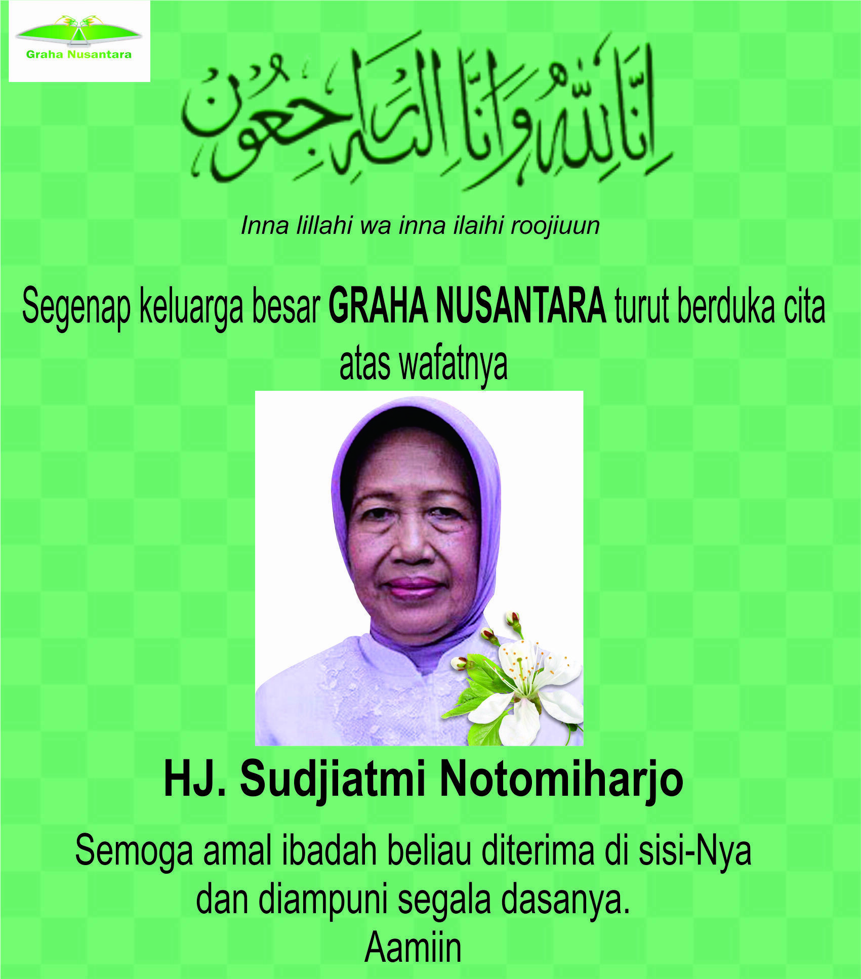 Sudjiatmi Notomiharjo -Graha Nusantara