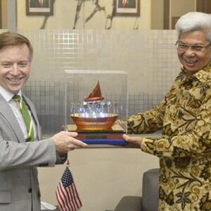 Foto: Pertemuan Konsulat Amerika dengan Wakil Gubernur Sumsel (grahanusantara)