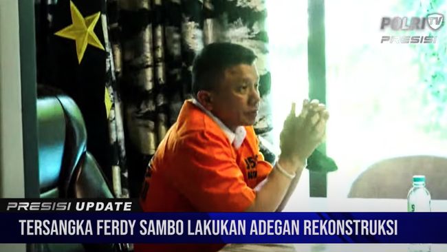 Foto: Ferdy Sambo Jalani Rekonstruksi Pembunuhan Brigadir J (CNN Indonesia)